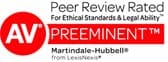 AV | Peer Review Rated | Preeminent | Martindale Hubbell